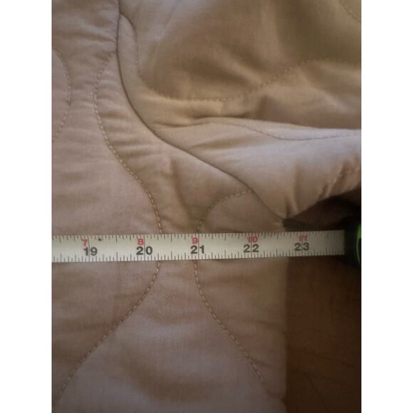 NWT Lucky Brand Women’s Lightweight Quilted Snap Jacket L Taupe Tan Beige Liner - Picture 8 of 9